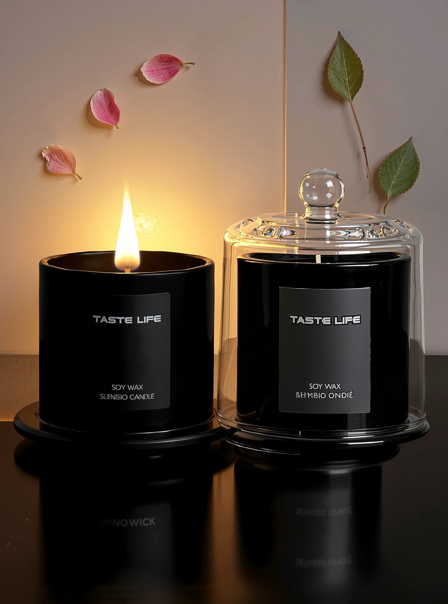 شموع معطرة فاخرة.