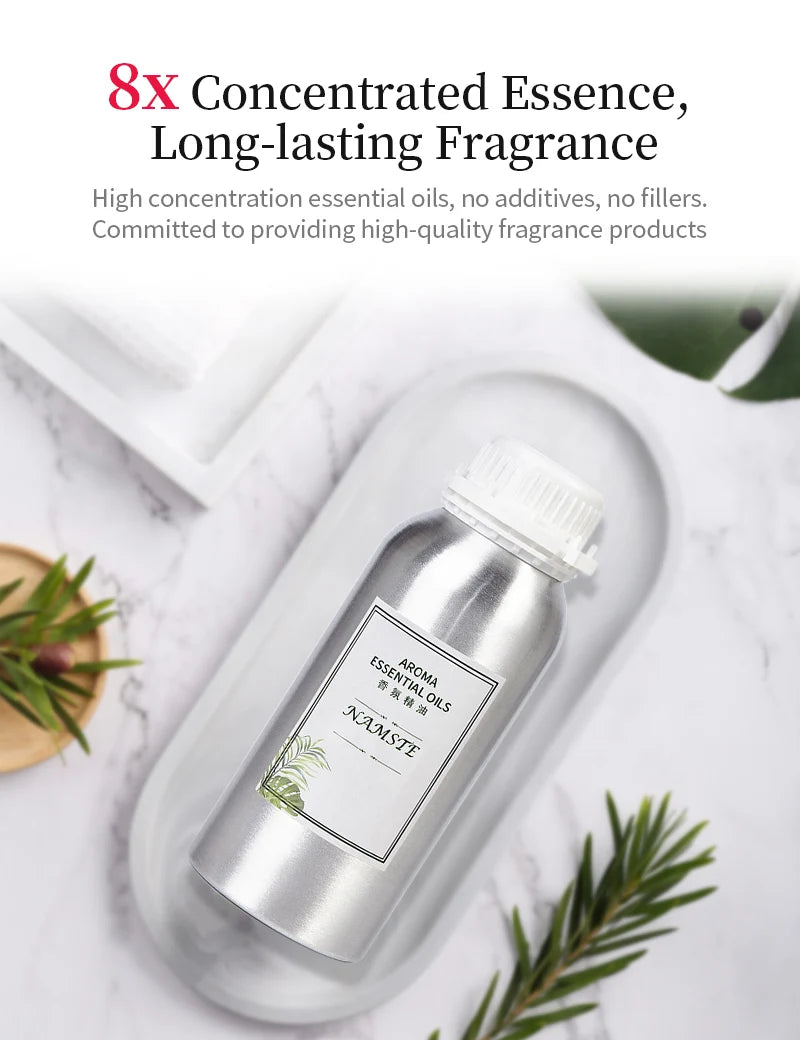 زيت عطري أساسي ناماستي سعة 500 مل، زيت عطري عطري لسلسلة فنادق، واحة عطرية كهربائية، زيت معطرات، معطر هواء، موزع روائح عطري، ز
