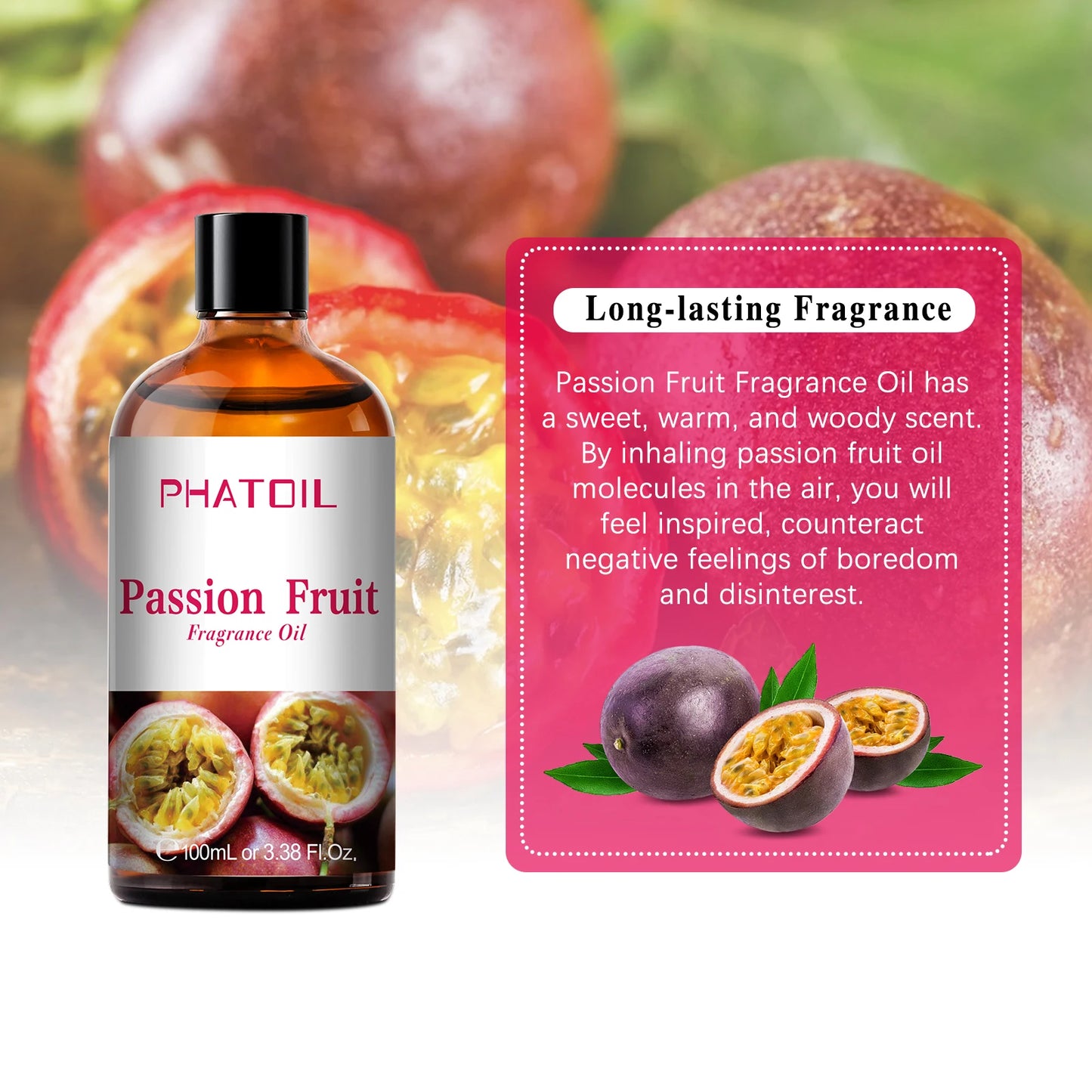 زيت عطري عطري للعلاج بالروائح بسعة 100 مل، بروائح جوز الهند والفانيليا، الفراولة، الكرز، و الليمون، متوفر بـ 1 / 2 / 3 قطع، مخصص