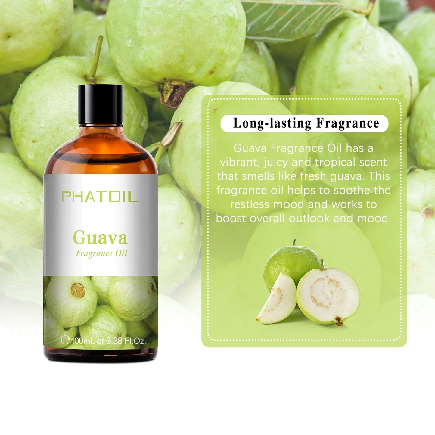 زيت عطري عطري للعلاج بالروائح بسعة 100 مل، بروائح جوز الهند والفانيليا، الفراولة، الكرز، و الليمون، متوفر بـ 1 / 2 / 3 قطع، مخصص