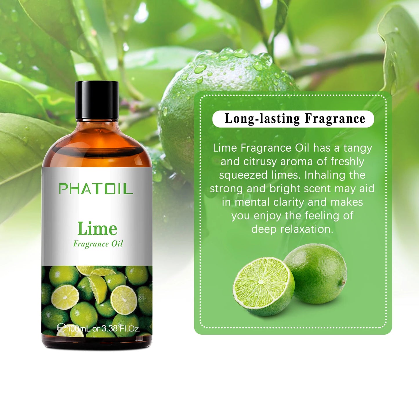 زيت عطري عطري للعلاج بالروائح بسعة 100 مل، بروائح جوز الهند والفانيليا، الفراولة، الكرز، و الليمون، متوفر بـ 1 / 2 / 3 قطع، مخصص