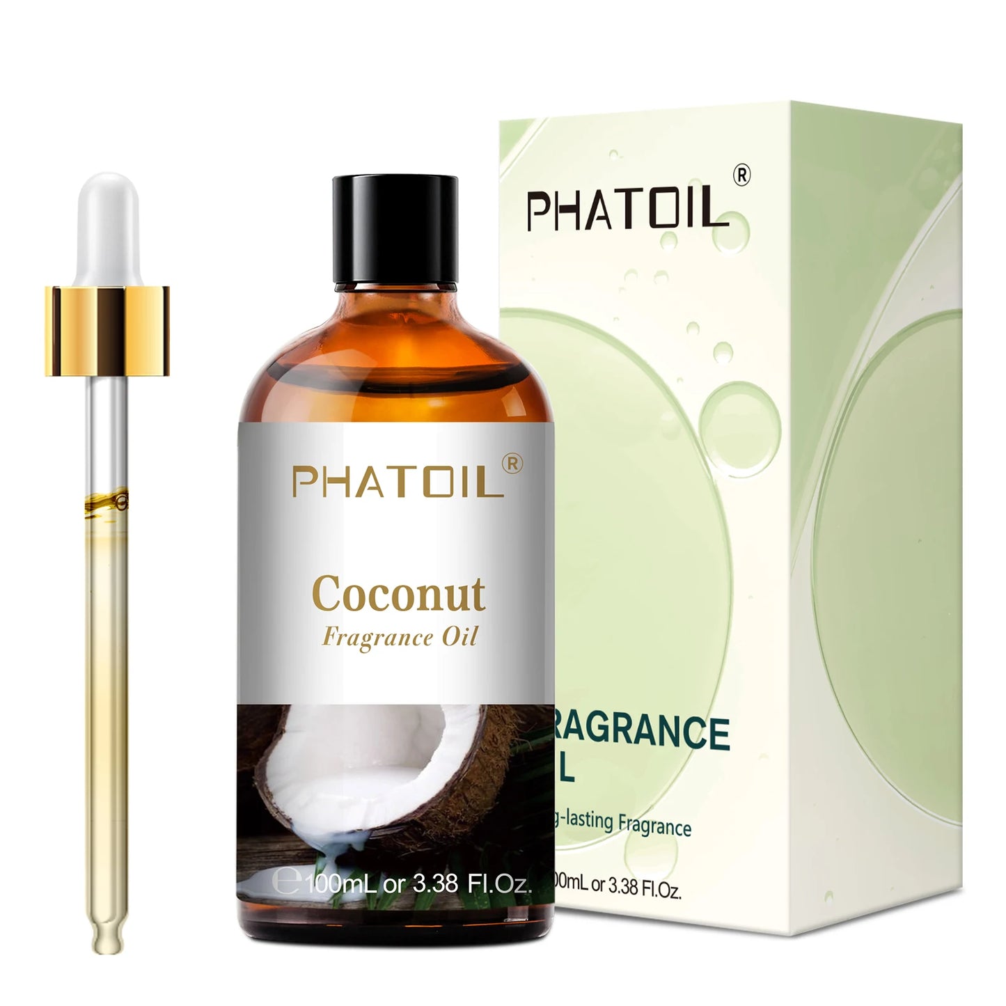 زيت عطري عطري للعلاج بالروائح بسعة 100 مل، بروائح جوز الهند والفانيليا، الفراولة، الكرز، و الليمون، متوفر بـ 1 / 2 / 3 قطع، مخصص