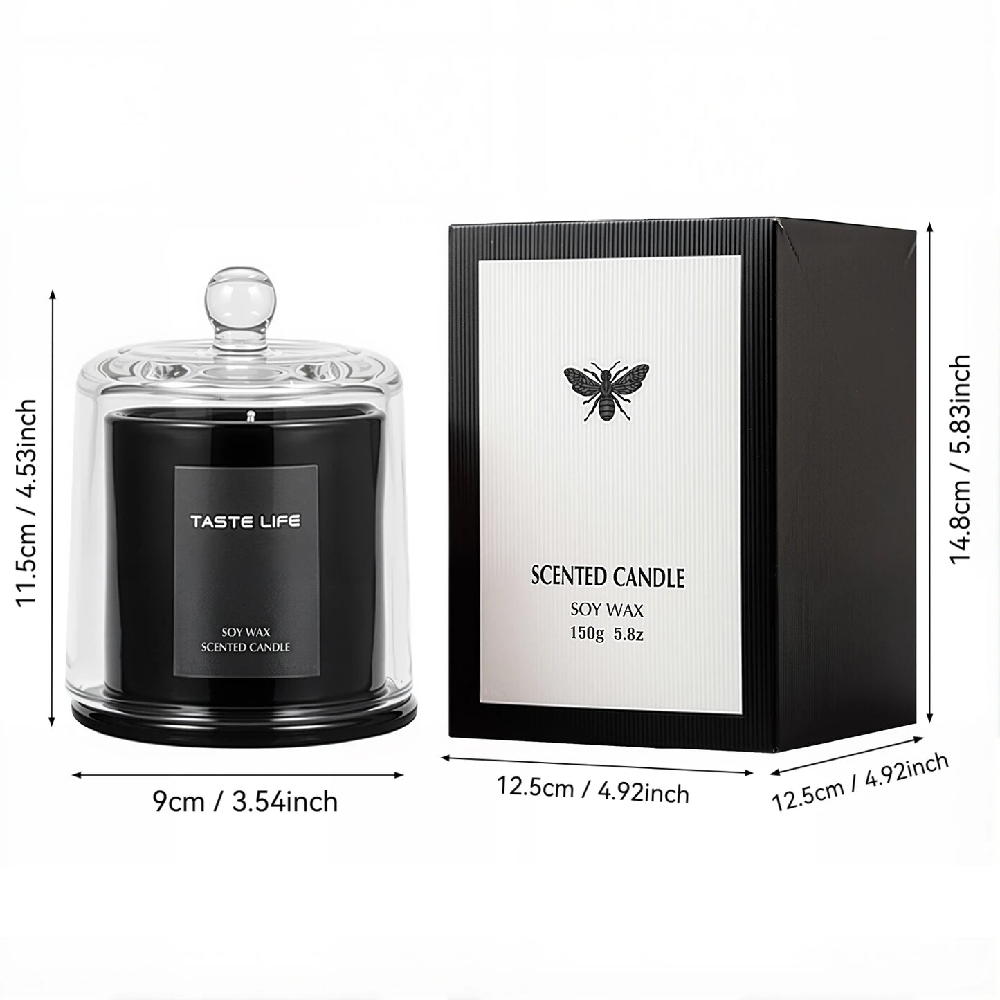 شموع معطرة فاخرة.