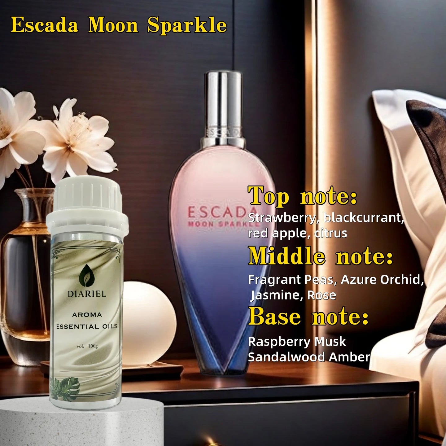 زيت عطري عطري (زيت عطر) سعة 100 مل، مخصص لموزعات الروائح الكهربائية وأجهزة نشر العطور، بروائح مستوحاة من (ماي واي، فيموس، ديلا