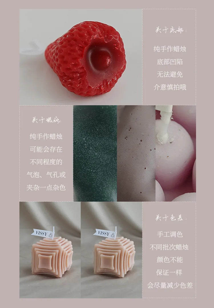 شمعة معطرة بتصميم زهرة الفاوانيا.