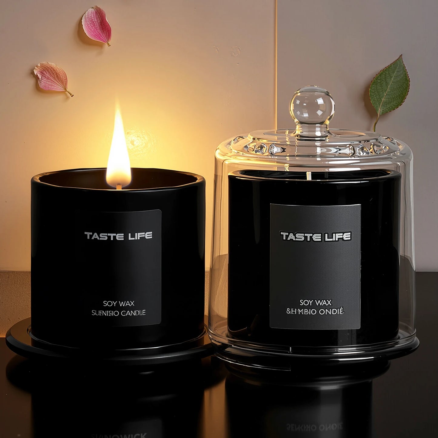 شموع معطرة فاخرة.