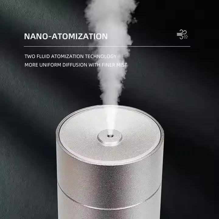 موزع روائح عطري فاخر محمول، كهربائي، يعمل بدون ماء، موزع عطور للاستخدام في المنزل، الفندق، دورات المياه، لـالزيوت العطرية