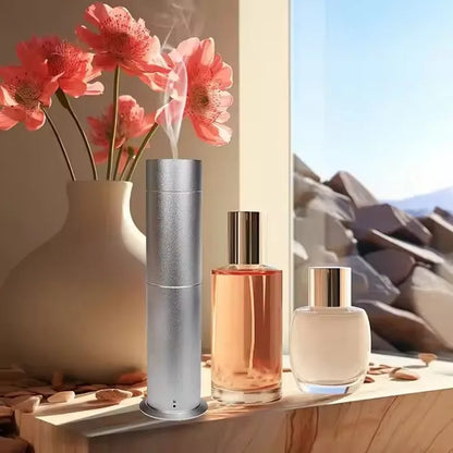 موزع روائح عطري فاخر محمول، كهربائي، يعمل بدون ماء، موزع عطور للاستخدام في المنزل، الفندق، دورات المياه، لـالزيوت العطرية