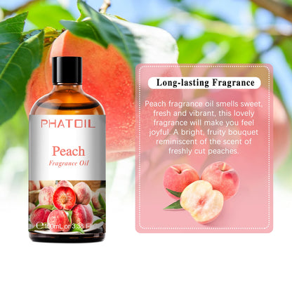 زيت عطري عطري للعلاج بالروائح بسعة 100 مل، بروائح جوز الهند والفانيليا، الفراولة، الكرز، و الليمون، متوفر بـ 1 / 2 / 3 قطع، مخصص