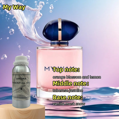 زيت عطري عطري (زيت عطر) سعة 100 مل، مخصص لموزعات الروائح الكهربائية وأجهزة نشر العطور، بروائح مستوحاة من (ماي واي، فيموس، ديلا