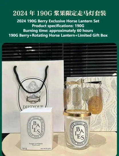 شموع طبيعية معطرة.