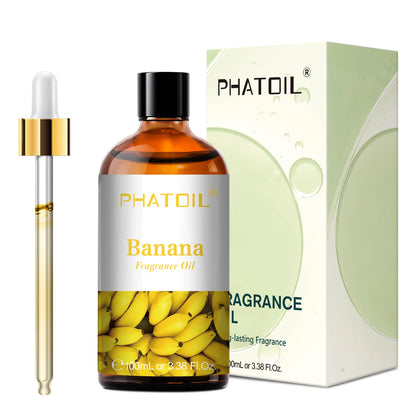 زيت عطري عطري للعلاج بالروائح بسعة 100 مل، بروائح جوز الهند والفانيليا، الفراولة، الكرز، و الليمون، متوفر بـ 1 / 2 / 3 قطع، مخصص