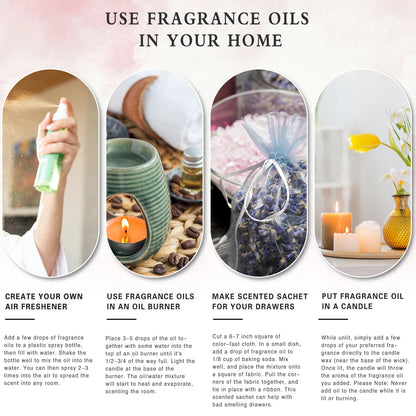زيت عطري عطري للعلاج بالروائح بسعة 100 مل، بروائح جوز الهند والفانيليا، الفراولة، الكرز، و الليمون، متوفر بـ 1 / 2 / 3 قطع، مخصص