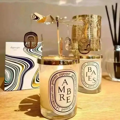 شموع طبيعية معطرة.
